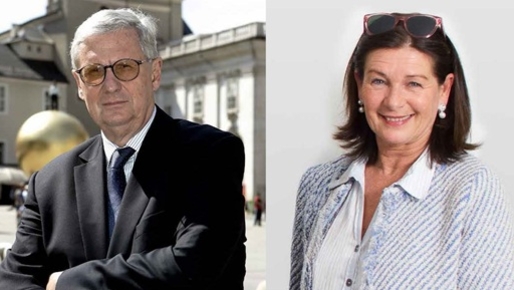zwei Portraits von einem Mann und einer Frau