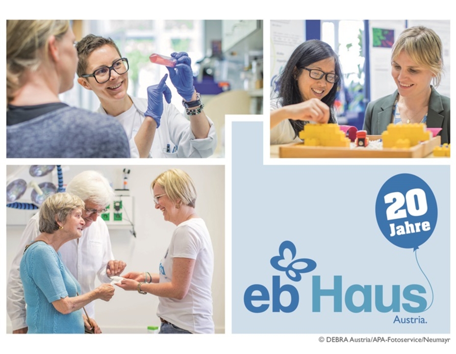 Collage aus verschiedenen Fotos aus dem EB-Haus Austria