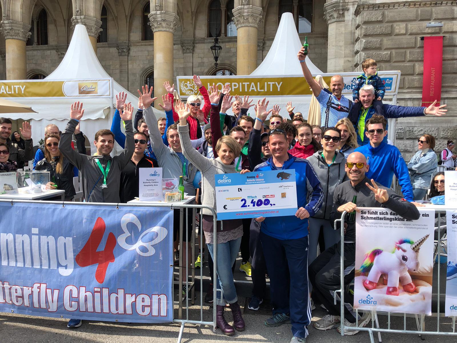 Gruppenfoto Running4Butterfly-Childre Team