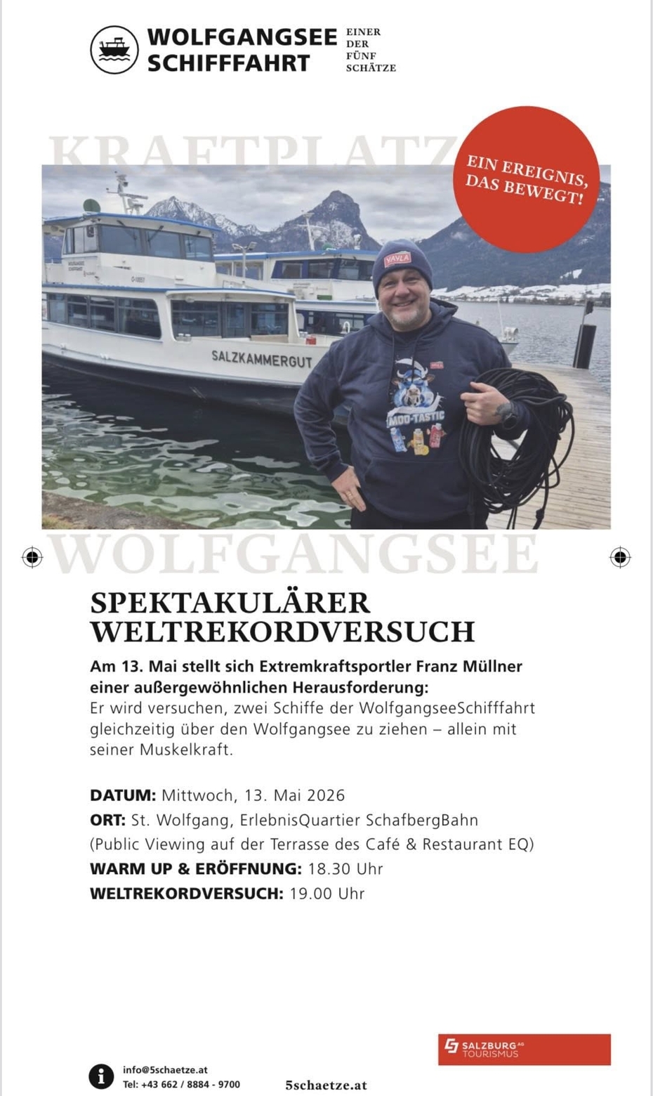 Flyer Weltrekordversuch Franz Müllner Seite 1