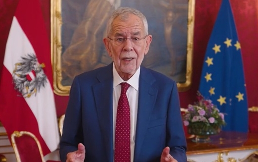Bundespräsident Van der Bellen in der Hofburg