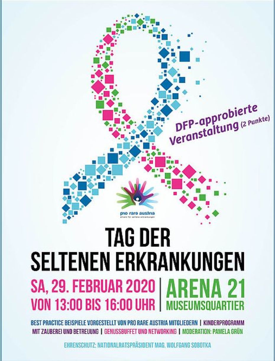 Einladungsplakat zum Rare Disease Day