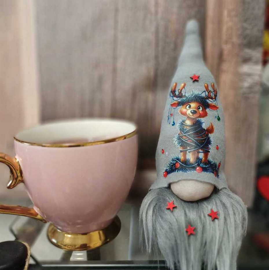 Weihnachtstasse und Weihnachtswichtel