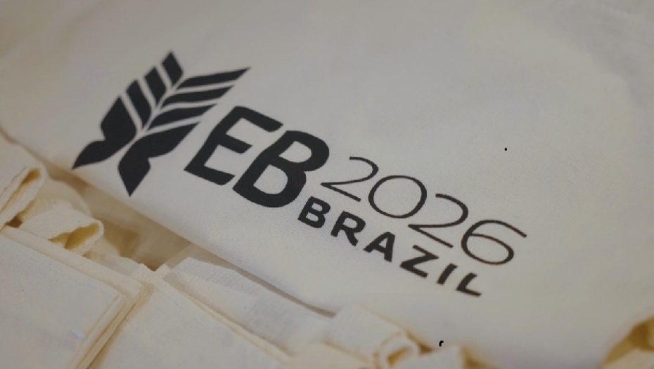 Stofftasche mit dem Aufdruck EB2026 Brazil