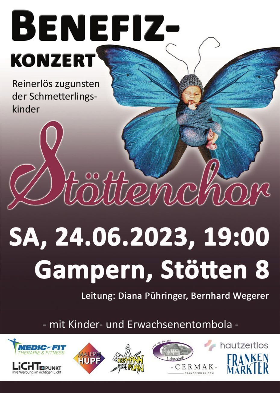 Plakat Konzert Stöttenchor