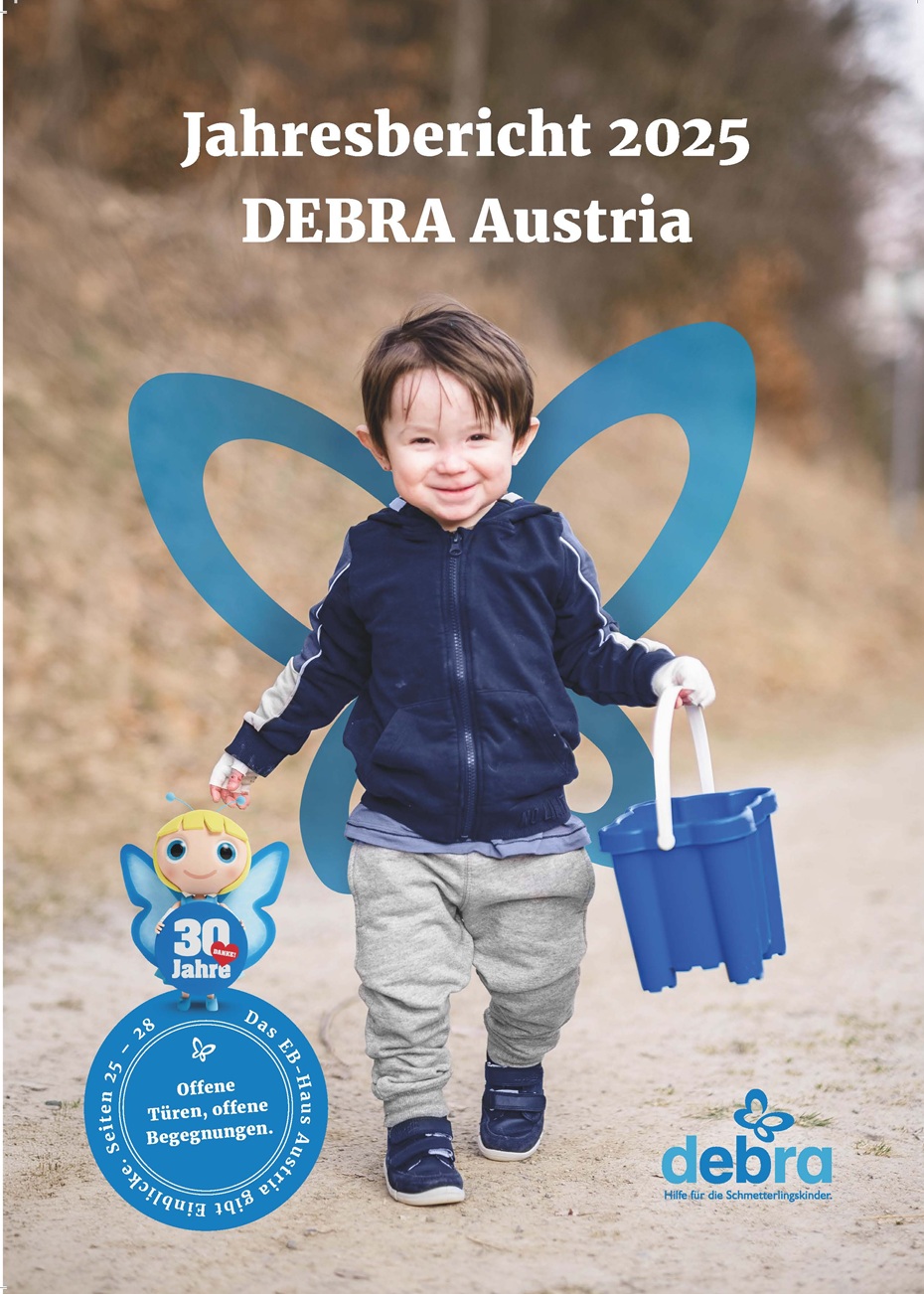 Titelbild Jahresbericht DEBRA Austria 2025