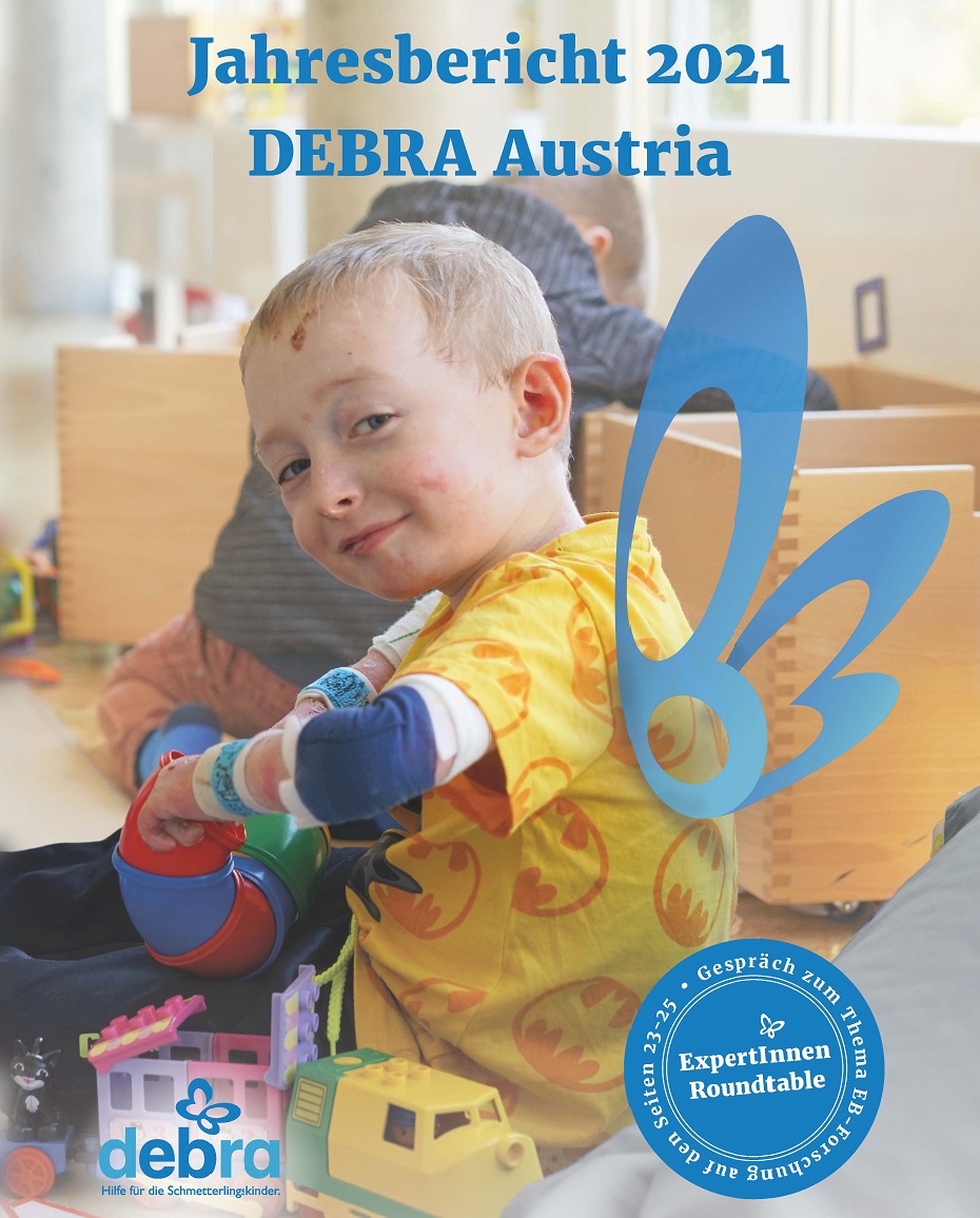 Titelbild Jahresbericht DEBRA Austria